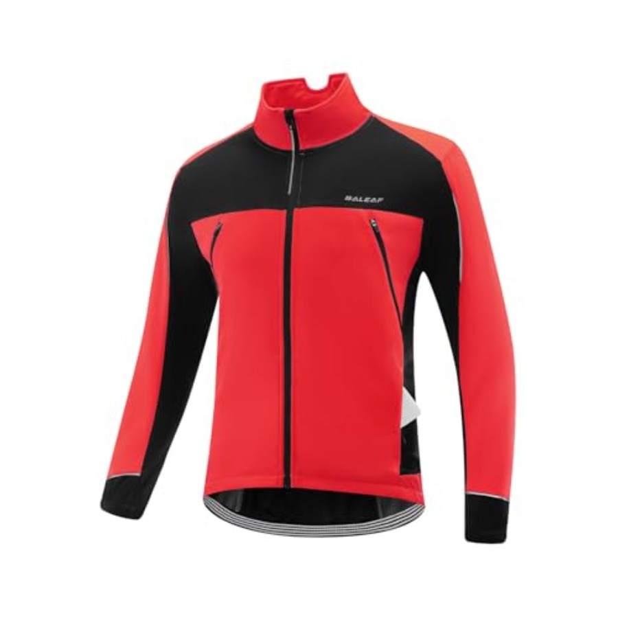 Cycling Gear Weather - baleaf Men's Winter Jacket Windproof Softshell
