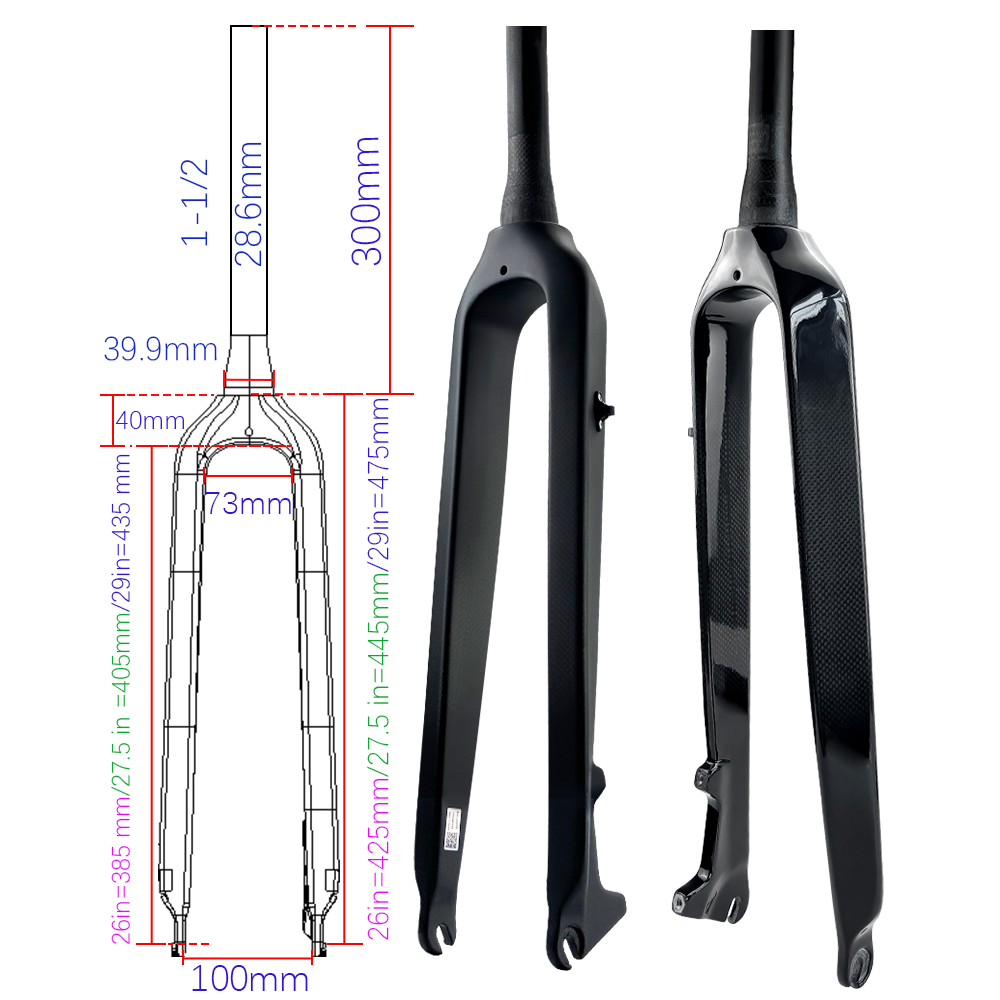 Cycling Gear Inches - BALUGOE Straight Tapered MTB Bicycle Disc