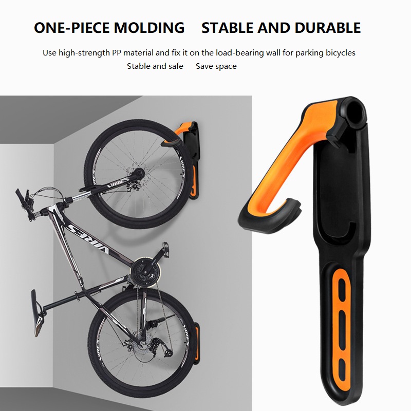 Cycling Gear Wall Organizer - 1PC Bicycle Wall Mount Rack Mtb