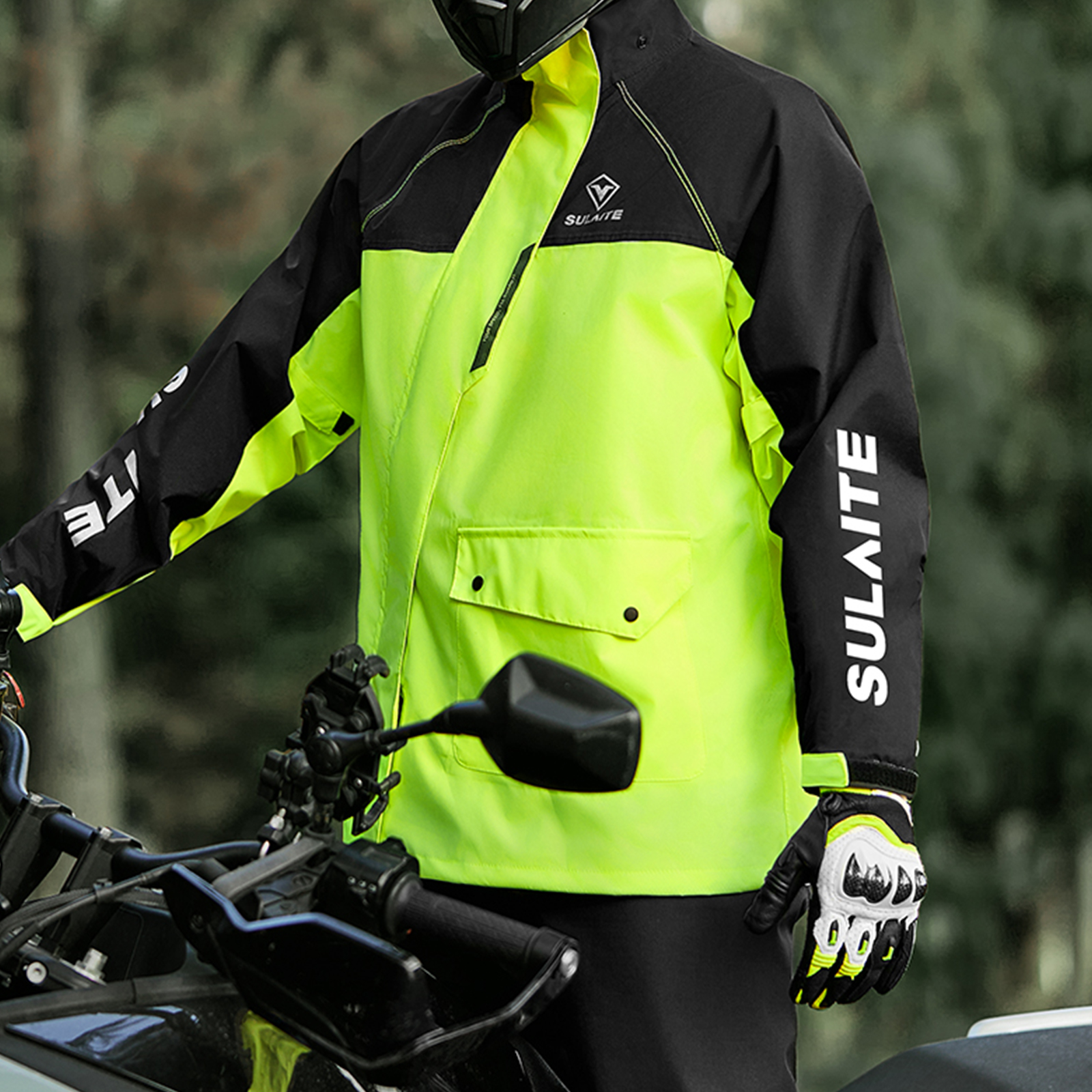 Cycling Gear For Rain - Motorcycle Rain Suit for Men &