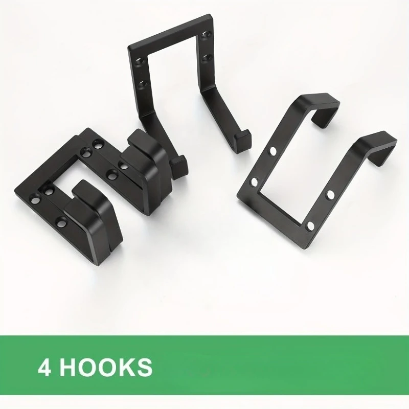 Cycling Gear Wall Organizer - 4PCS Wall Mounted Garage Hook, Multifunctional