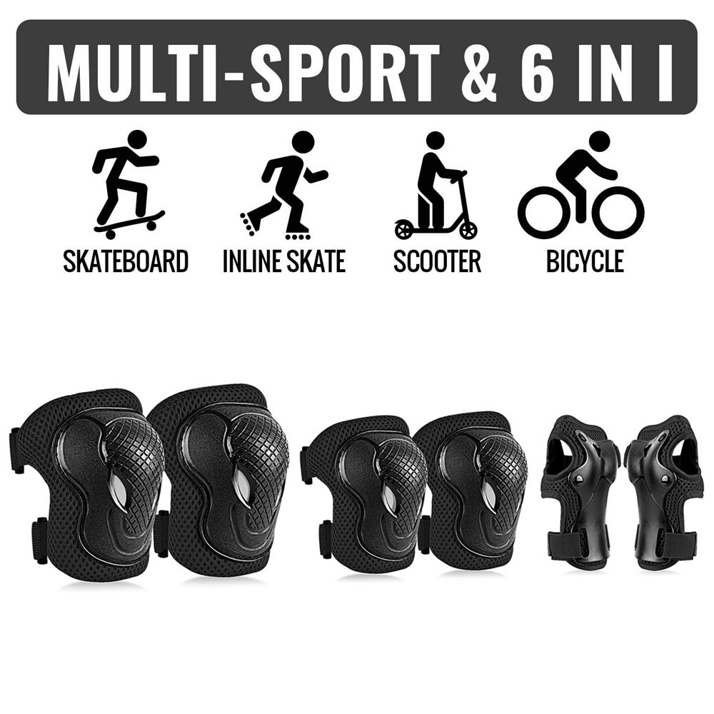 6Pcs/Set Kids/Youth Knee Pad E – Youth Cycling Gear recenzja i cena
