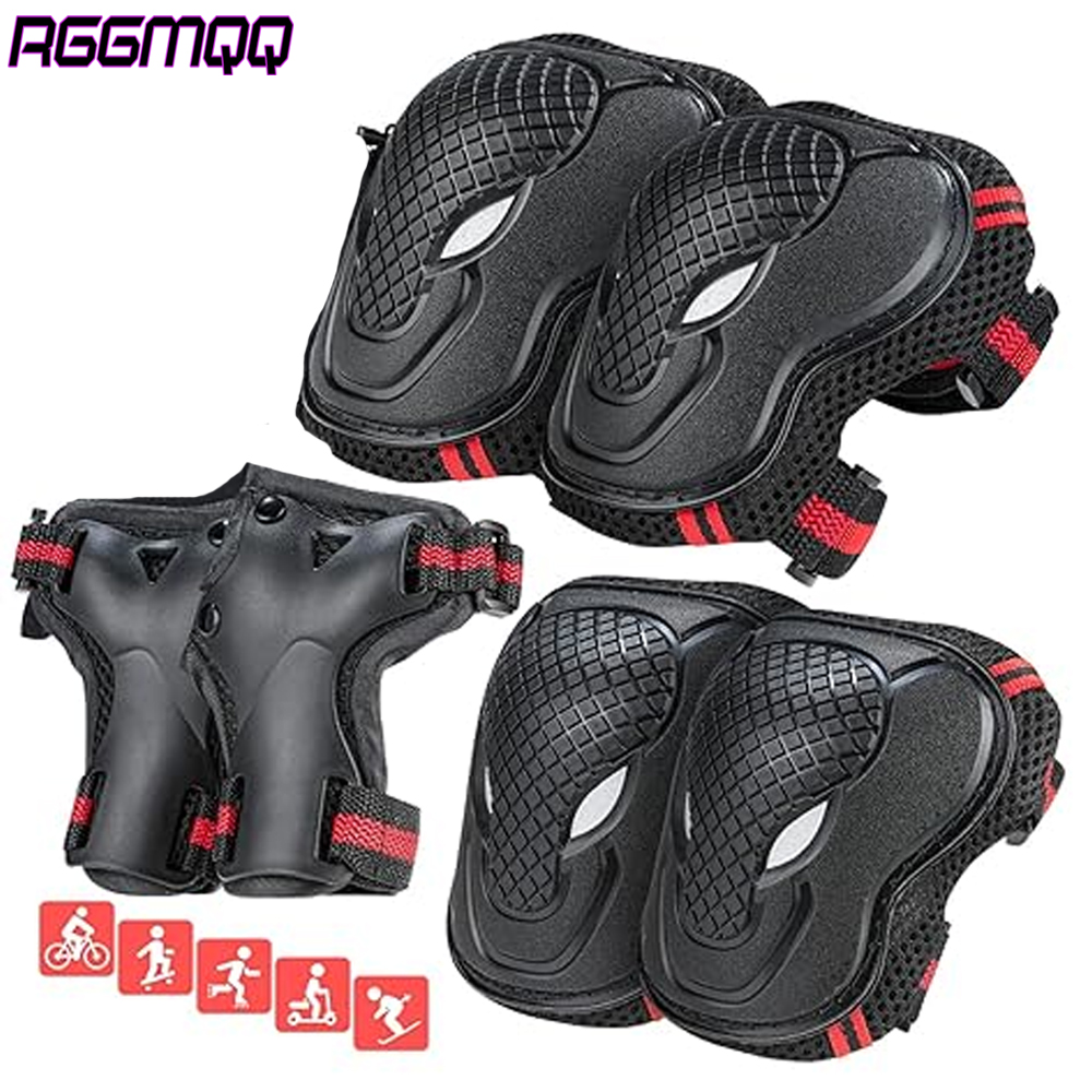 6PCS Adult/Youth Knee Pad Elbo – Youth Cycling Gear recenzja i cena