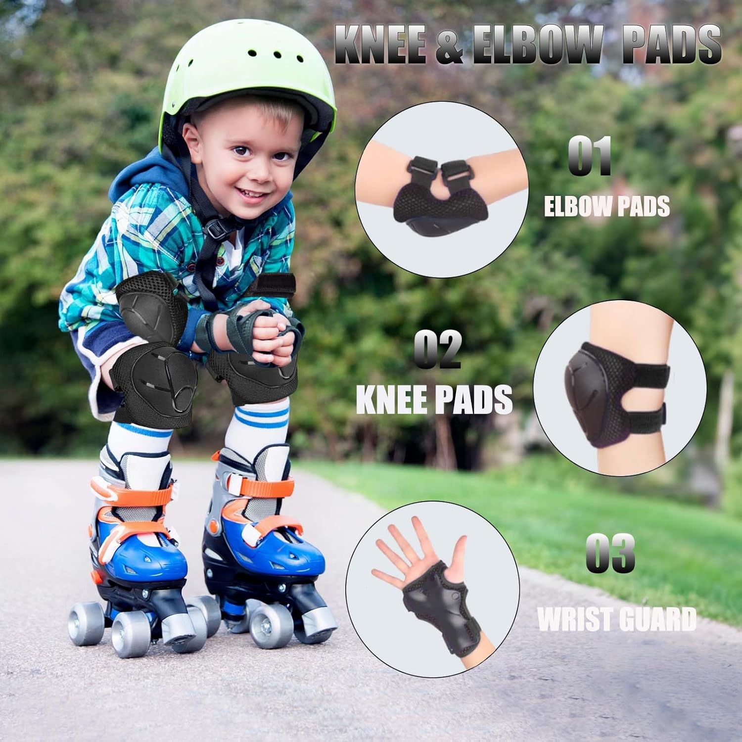 Kids/Youth Knee Pads Elbow Pad – Youth Cycling Gear recenzja i cena