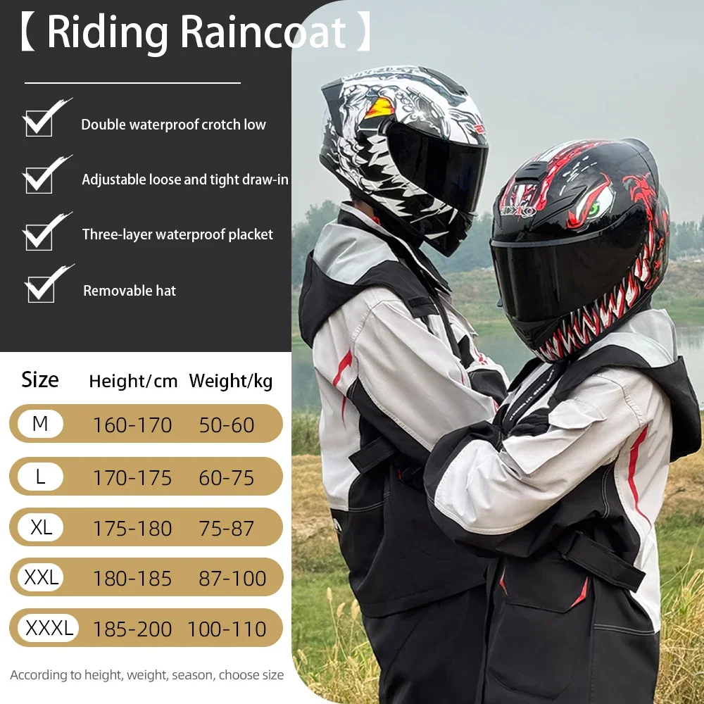 Men's and Women's Motorcycle R – Cycling Gear For Rain recenzja i cena