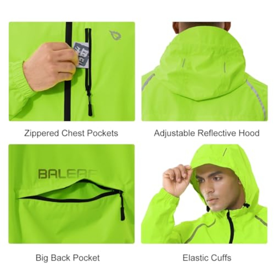 Men's Rain Jacket Waterproof W – Cycling Gear For Rain recenzja i cena