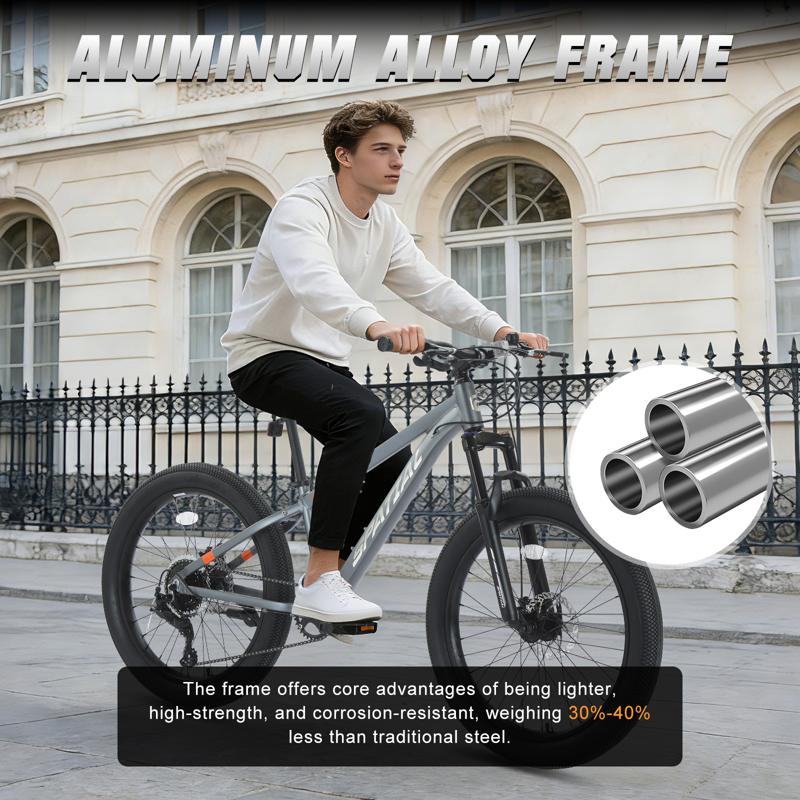 SPATIAL 24 Inch Fat Tire Mount – Cycling Gear Inches recenzja i cena