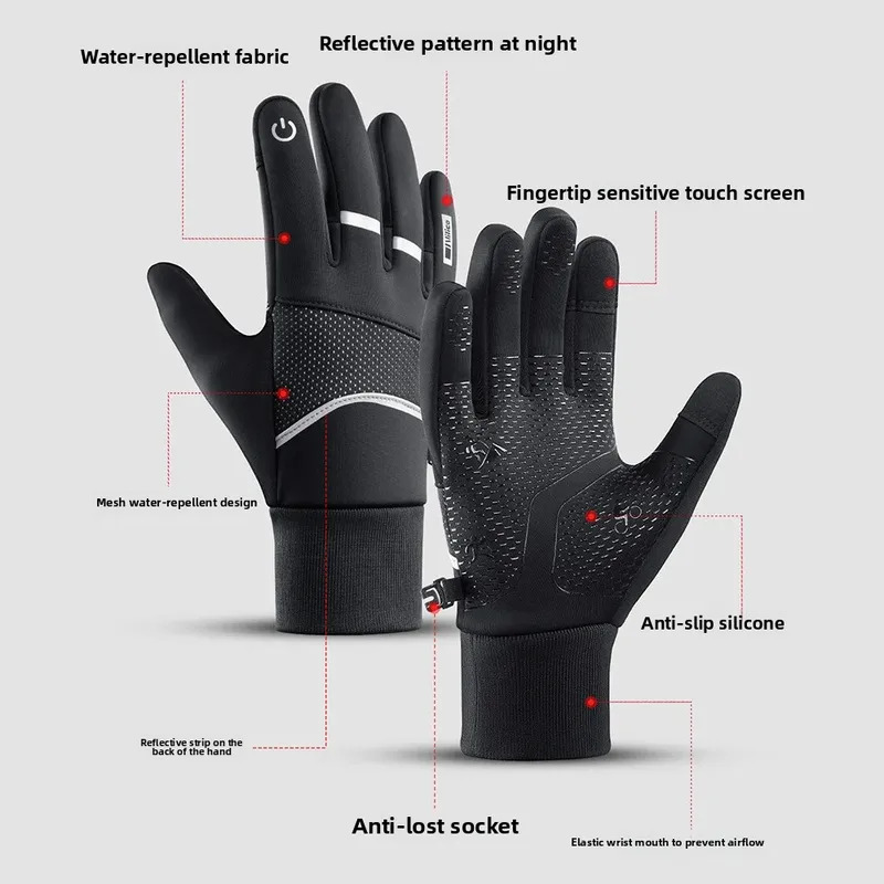 Unisex Touchscreen Waterproof  – Cycling Gear In Winter recenzja i cena