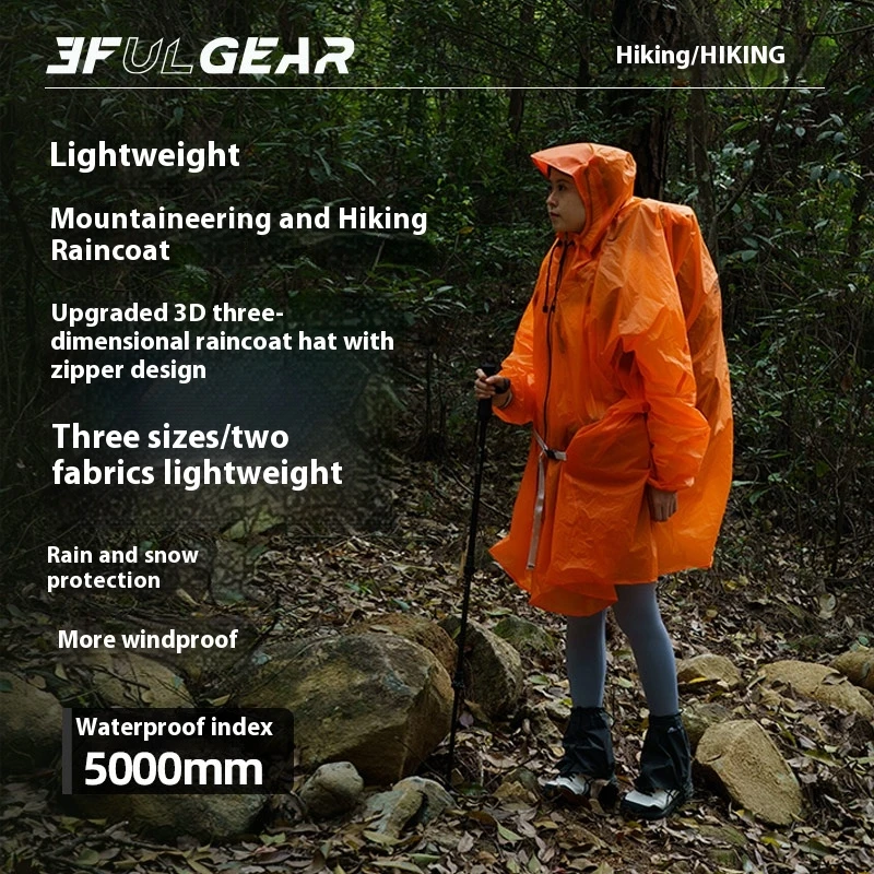 3F UL GEAR Zipper Raincoat 15D – Cycling Gear For Rain recenzja i cena