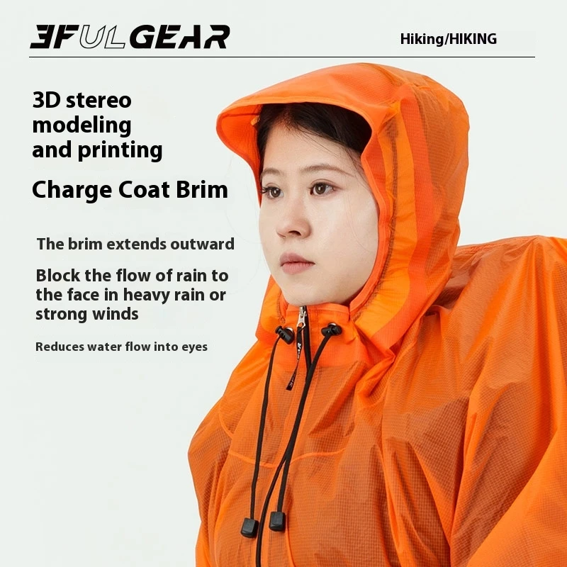 3F UL GEAR Zipper Raincoat 15D – Cycling Gear For Rain recenzja i cena