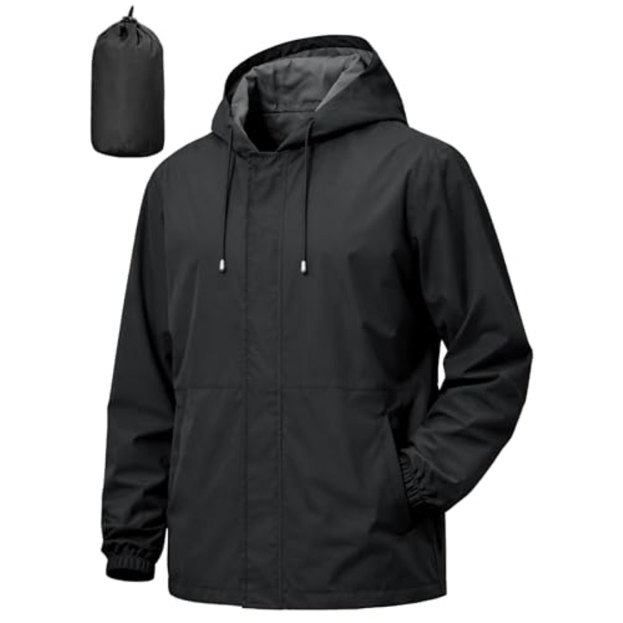 UIQUR Men's Rain Jacket Waterp – Cycling Gear For Rain recenzja i cena