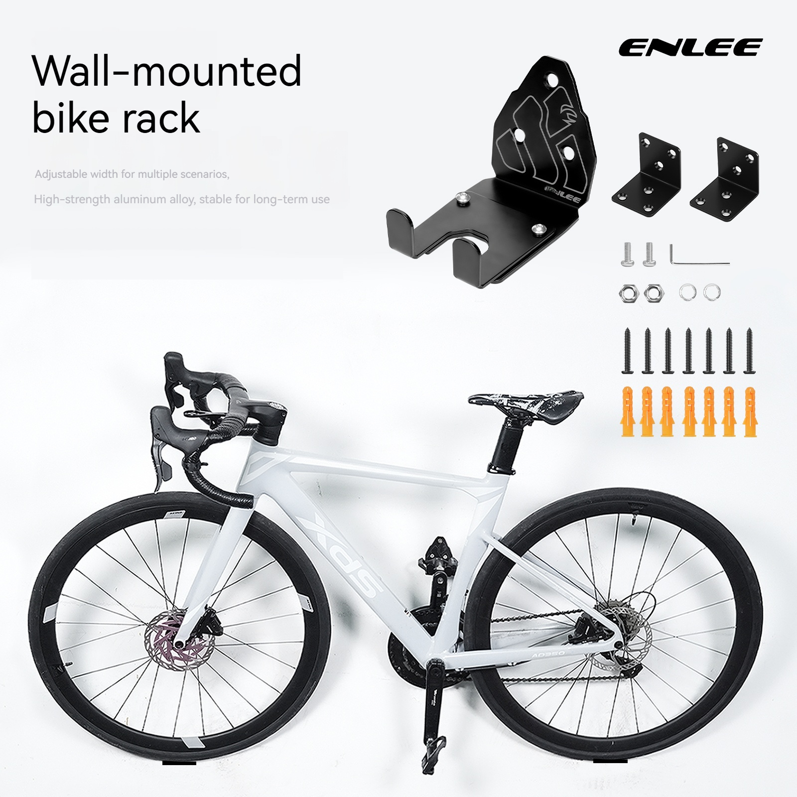 ENLEE Bicycle Rack Wall-Mounte – Cycling Gear Wall Organizer recenzja i cena