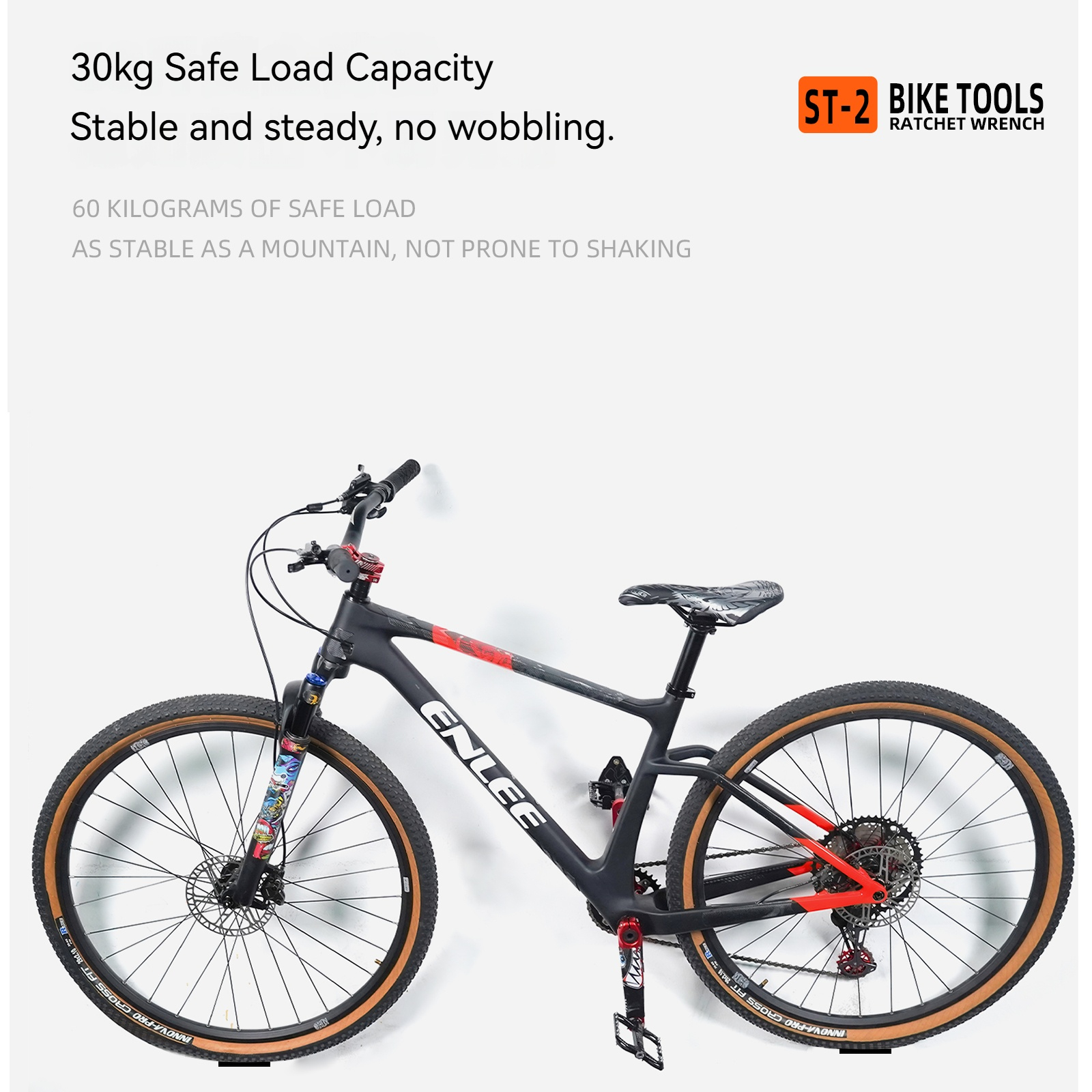 ENLEE Bicycle Rack Wall-Mounte – Cycling Gear Wall Organizer recenzja i cena