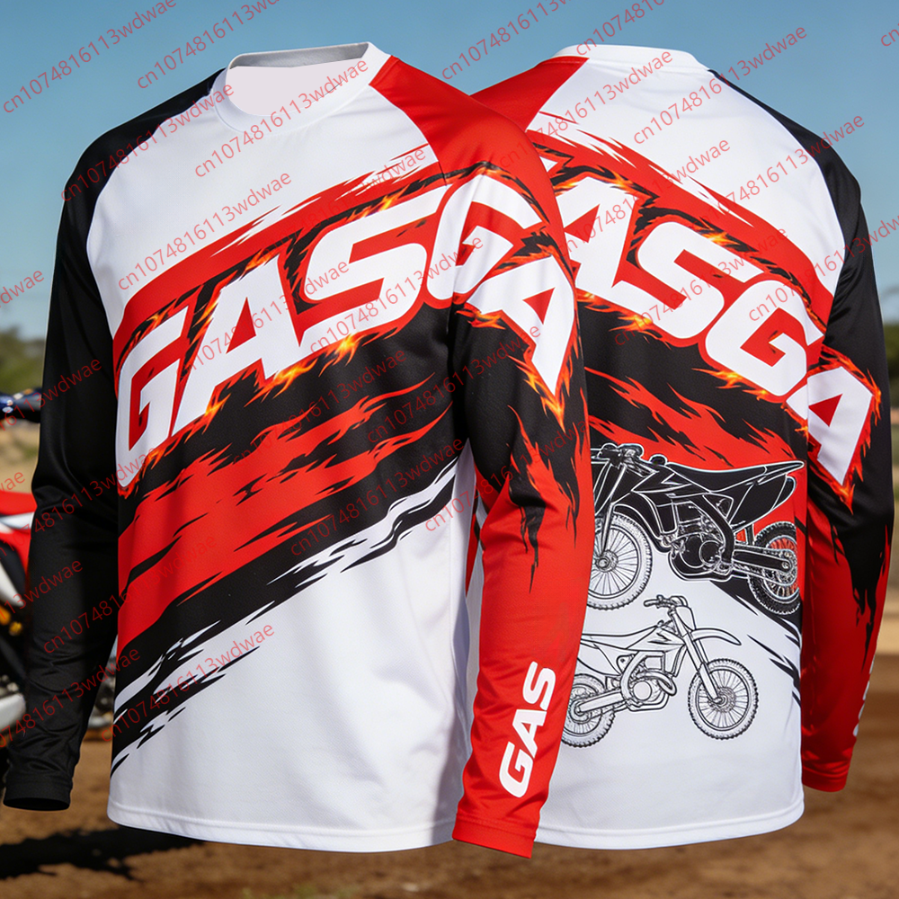 GASGAS Motocross Jersey Men Lo – Cycling Gear Apparel recenzja i cena