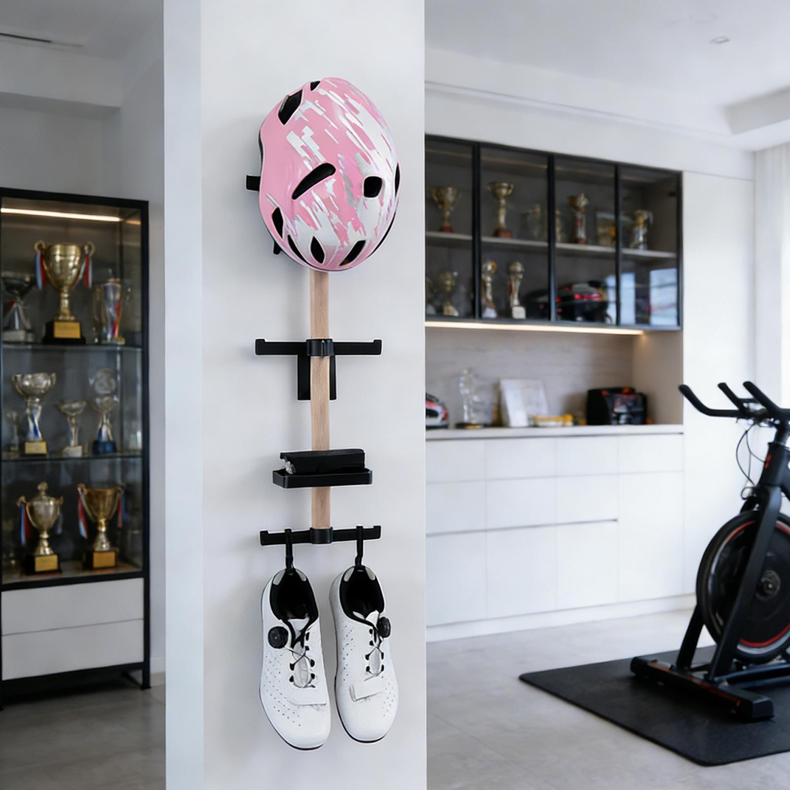 Bike Gear Wall Storage Rack, S – Cycling Gear Wall Organizer recenzja i cena