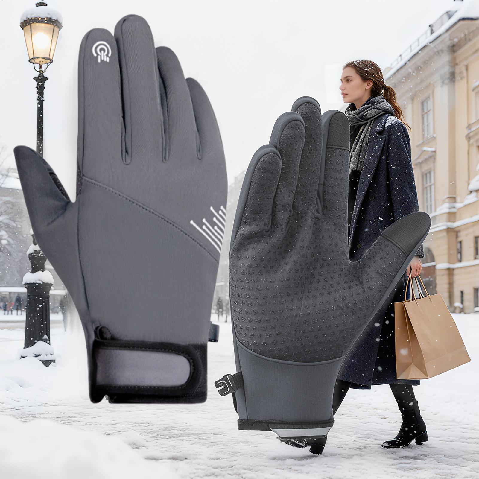 Winter Gloves Women Windproof  – Cycling Gear Weather recenzja i cena