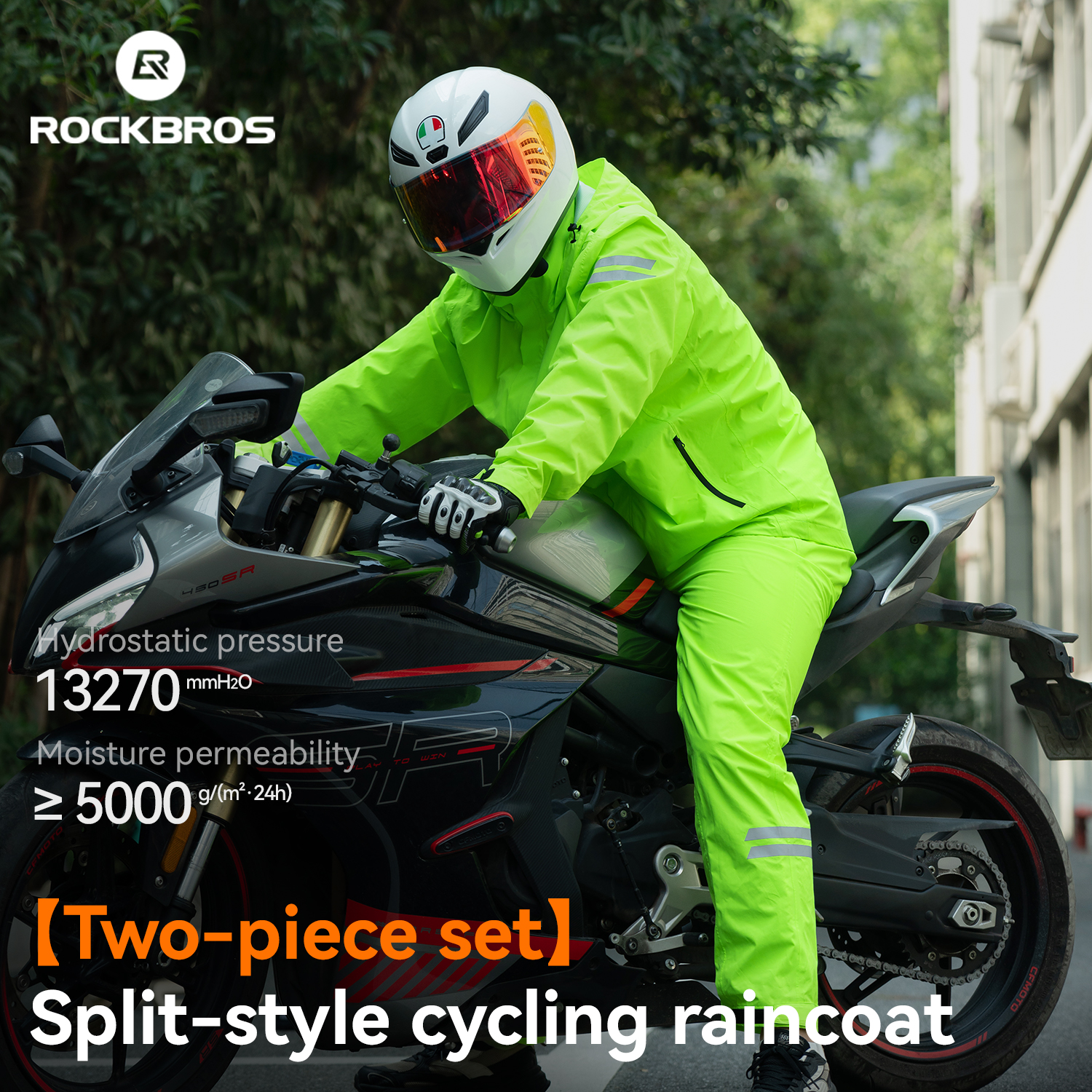 ROCKBROS Cycling Raincoat All- – Cycling Gear Weather recenzja i cena