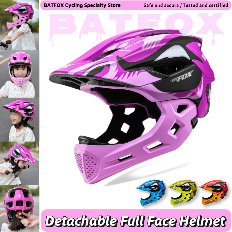 BATFOX Kids Full Face Bike Hel – Youth Cycling Gear recenzja i cena