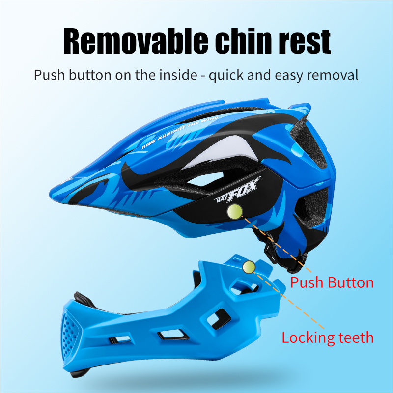 BATFOX Kids Full Face Bike Hel – Youth Cycling Gear recenzja i cena