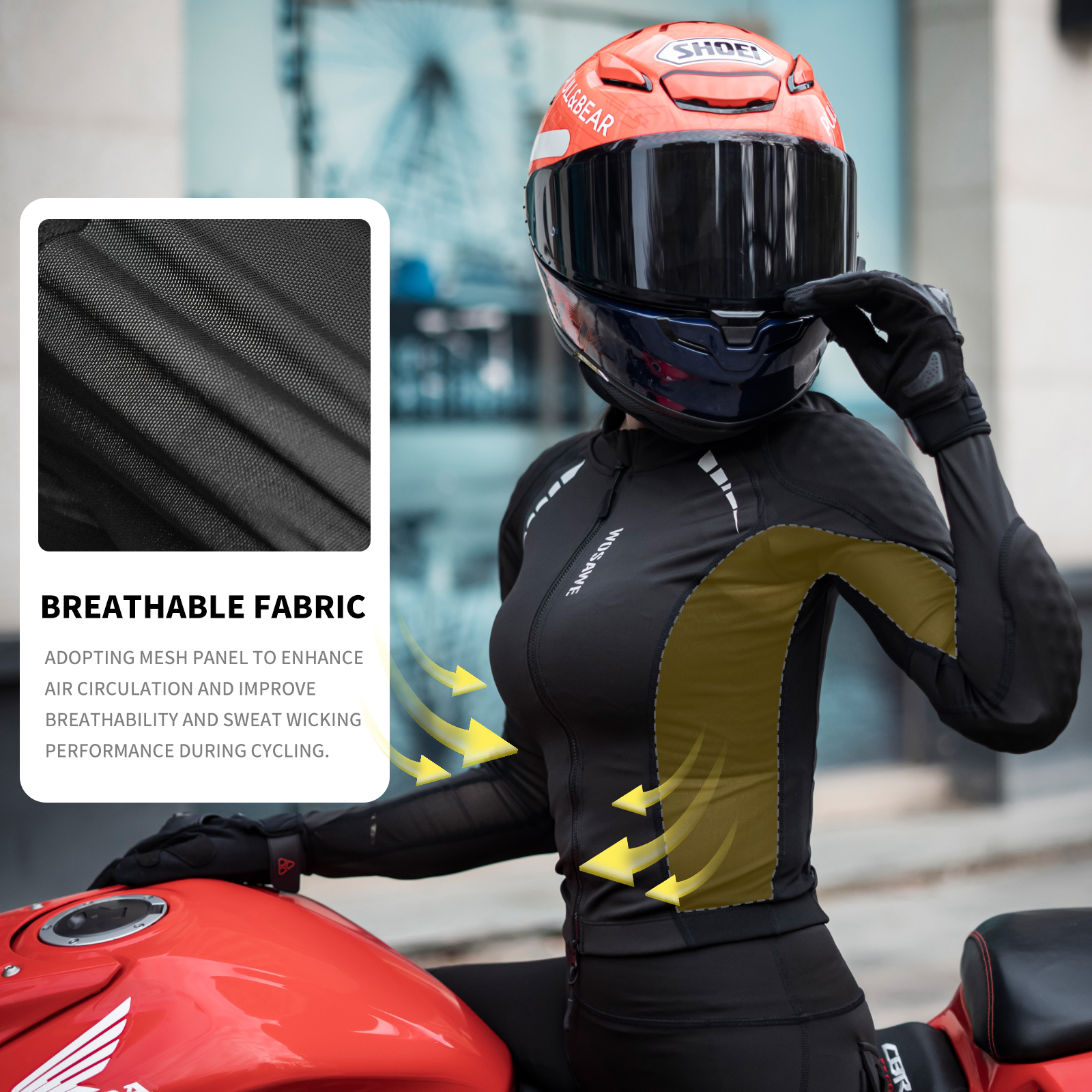 WOSAWE Women Motorcycle Jacket – Cycling Gear Apparel recenzja i cena